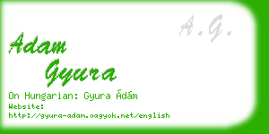 adam gyura business card